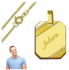 Anhänger Gravur Platte-Echt