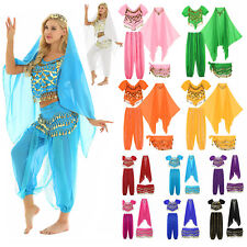 Damen Tanzbekleidung Indian Kostüm Schal Outfit Prinzessin Tanz Hosen Anime