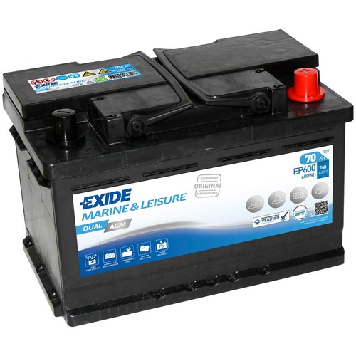 Exide ep600 dual - ep600, 12v