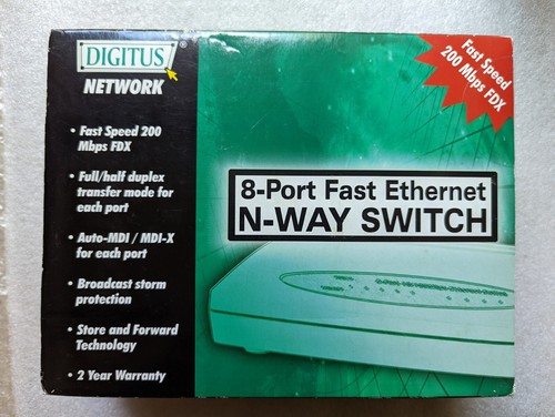 Digitus port fast ethernet - 8,