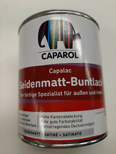 750 ml Caparol Capalac  Seidenmatt Buntlack schwarz #