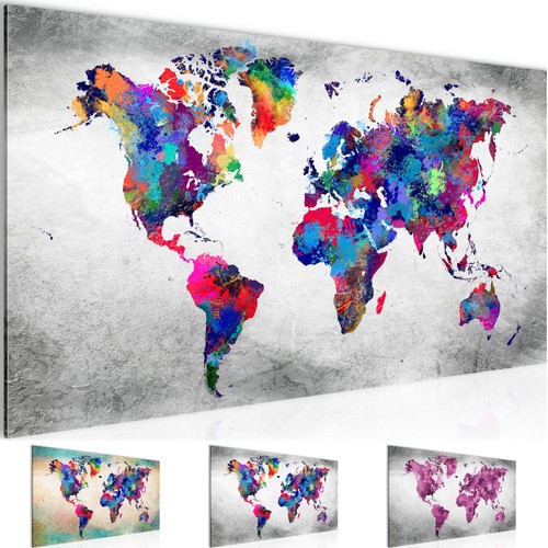 Wandbild weltkarte bilder xxl - wandbild,