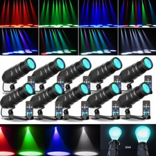 10x 20W RGBW LED Pinspot