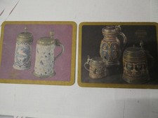 2 alte Bierdeckel -  Deutsches
