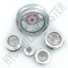 Ölauge Ölstandsauge Ölschauglas Kontrollauge Ölanzeige Schauglas Hydraulik