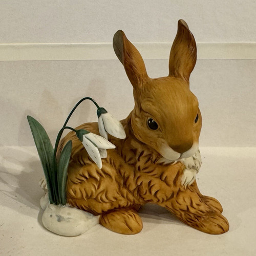 Goebel figur hase liegend - goebel, mit