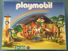 Playmobil 3120 Reiterhof Pferdestall Pferde Pony Kinder in OVP mit Anleitung