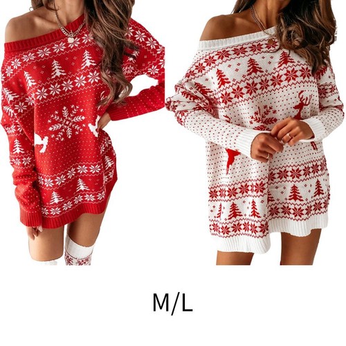 Weihnachtspullover kleid - weihnachtspullover,