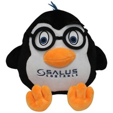 SALUS Controls Pinguin mit Brille Kuscheltier 25cm Gebraucht