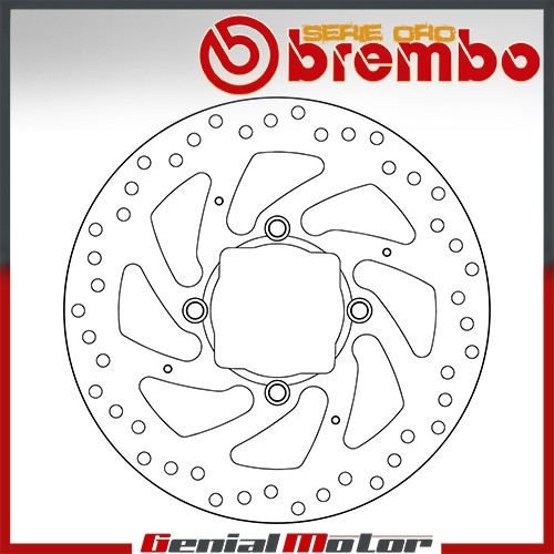 Bremsscheibe fest brembo - bremsscheibe,