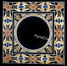 Quadratisch Schwarz Marmor