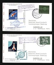 Raketenpost 1961 - 2 Belege