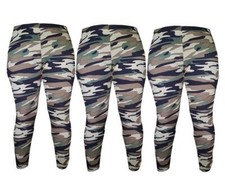 Damen Camouflage Leggings Lang