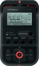 R Roland High Resolution Audio Recorder R-07-B Schwarz Japan Domestic Original