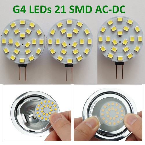 Led 2watt 12v ac - 4x, g4