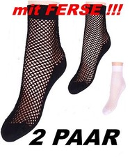 2 PAAR!! Netz-Socken mit