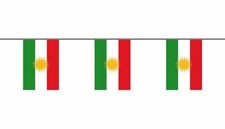 Fahnenkette Kurdistan 6 m