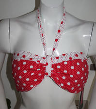 Bikini Oberteil rot weiß
