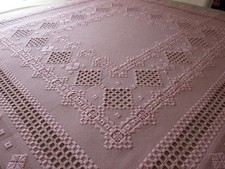 Hardanger  Tischdecke 90x90cm-