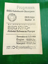 Programm BSG KWO - BSG