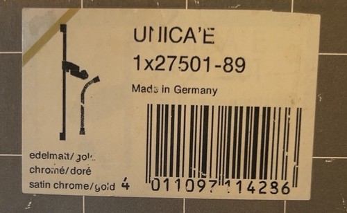 Hansgrohe unica 27501 89 - hansgrohe, unica’e