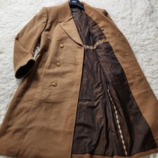 ZILLI Chesterfield Mantel, 100% Kaschmir, Kamel, Mit Bestickt Futter Größe L