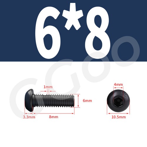 Linsenkopfschrauben m6 - m5,