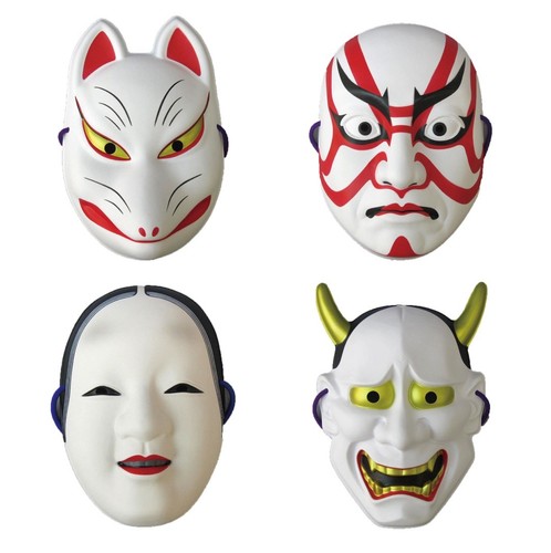 Japanese plastic omen face - japanese, "omen"