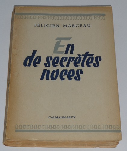Félicien marceau in - félicien,