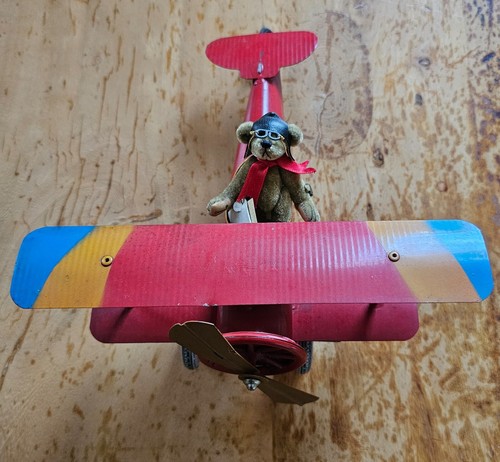 Flugzeug mit hermann teddy - flugzeug,