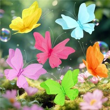 6 Stück Papier Schmetterling