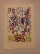 Bernard Schultze 75 org. Farbradierung 23 / 111 Handsigniert