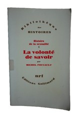 Michel Foucault: Histoire de la sexualité vol. 1, La volonté de savoir, nrf 1984