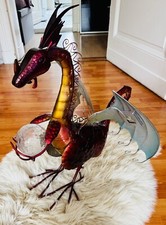 Solithia Solar - Laterne Drache 58x48cm Edelstahl Aluminium