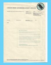 Werbung - vor 1945 (Kopfbogen BLANCO **ODOL**  LINGNER Werke Dresden)