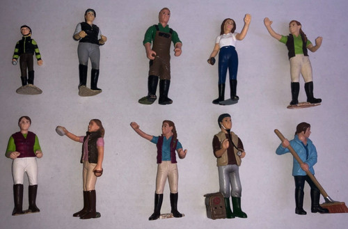 10x schleich reiter - 10x,