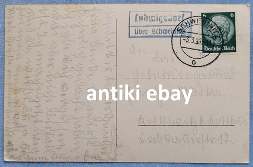 Schlesien ak 1938 mit - schlesien,
