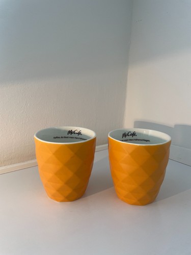 Mccafé tasse gelb 2021 neu - 2x,
