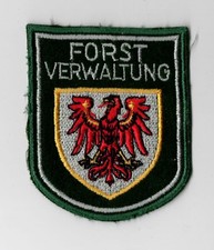 Alter Aufnäher Forst Verwaltung Brandenburg patch