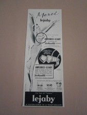 Werbung Reklame 1956 Lingerie LEJABY Amplibust BH der eleganten Frau