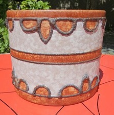 60er Marei Keramik Fat Lava Flower Pot Pottery Blumentopf WGP Planter 