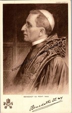 Autogrammkarte Papst Benedikt