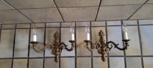 Paar vintage wandleuchter - paar,