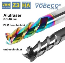 VHM Alufräser  Schaftfräser für Alu & NE Metalle