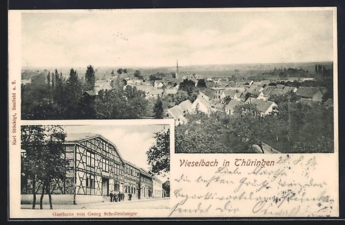 Ansichtskarte vieselbach - ansichtskarte,