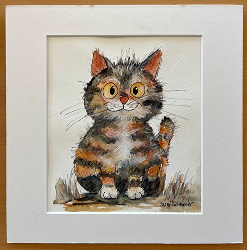 Originalbild katze cartoon - katze,