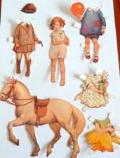 Anziehpuppe Papierpuppe Paper Doll ...  PEGGY   ...