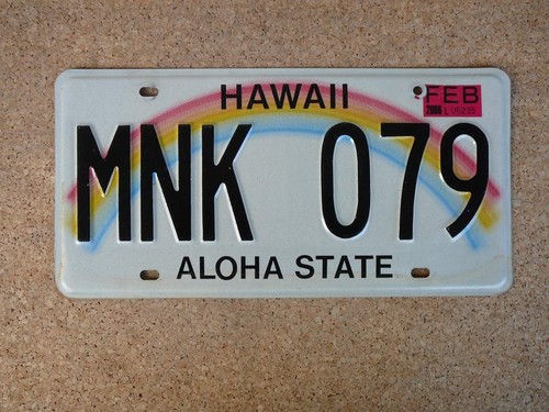 Kennzeichen hawaii mnk - us-kennzeichen, 079