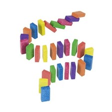 Kleine Domino-Rallye aus