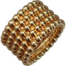 Van Cleef & Arpels Perle 5 Ring Rotgold 750 Schmuck